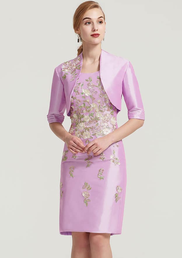 Smooth Mood ♥ Bette Dress /追跡付 Sleeveless Bateau Knee-Length Chiffon A-line/Princess Mother