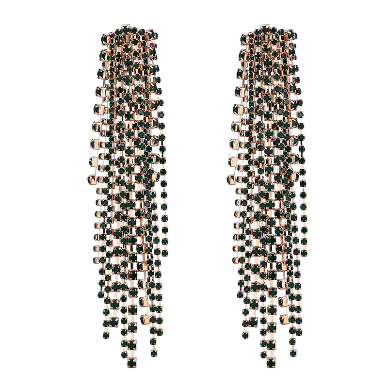 Luxurious Shining Girls' Earrings with Cubic Zirconia