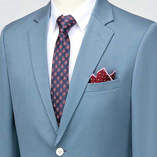 Notch Lapel Single Breasted 2 Piece Men's Wedding Suit