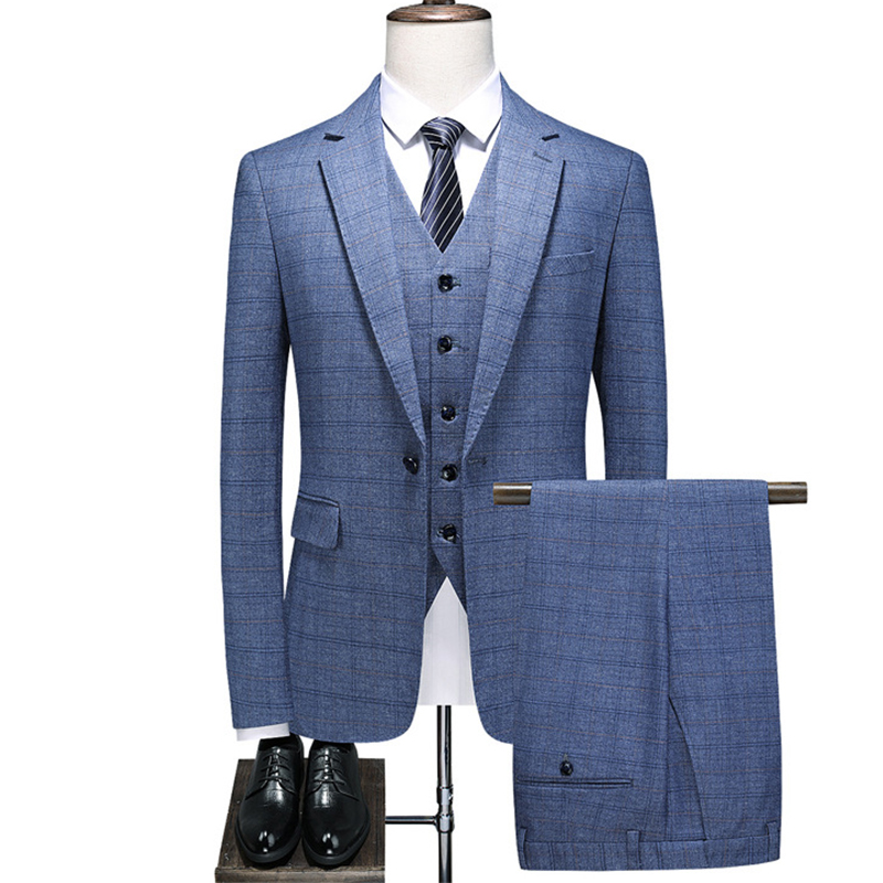 Notch Lapel 3 Piece Single Breasted Men's Prom Suit