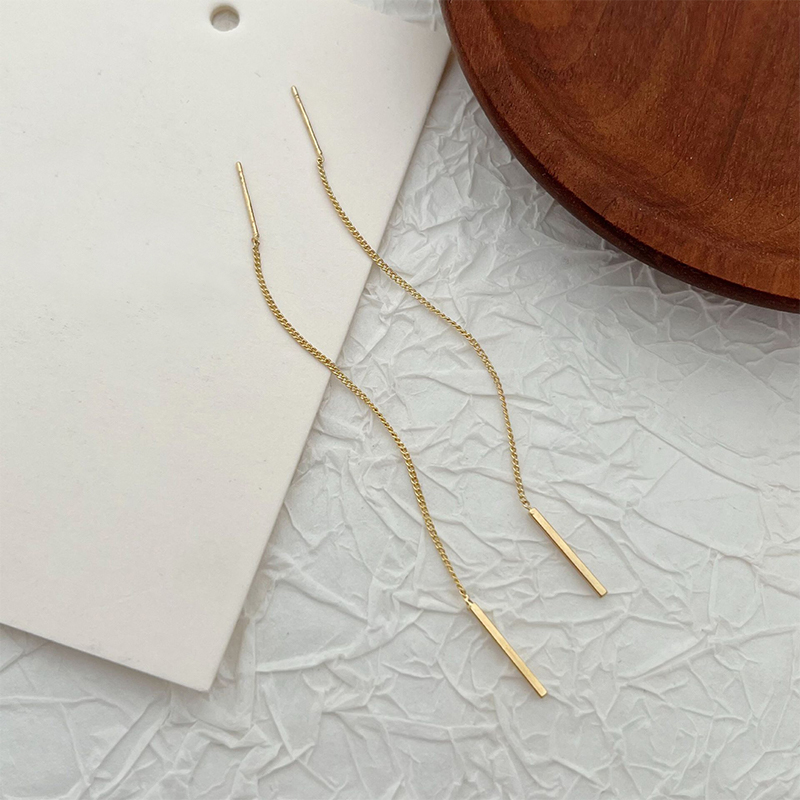 Simple Stylish Women's Fringe Copper Earrings