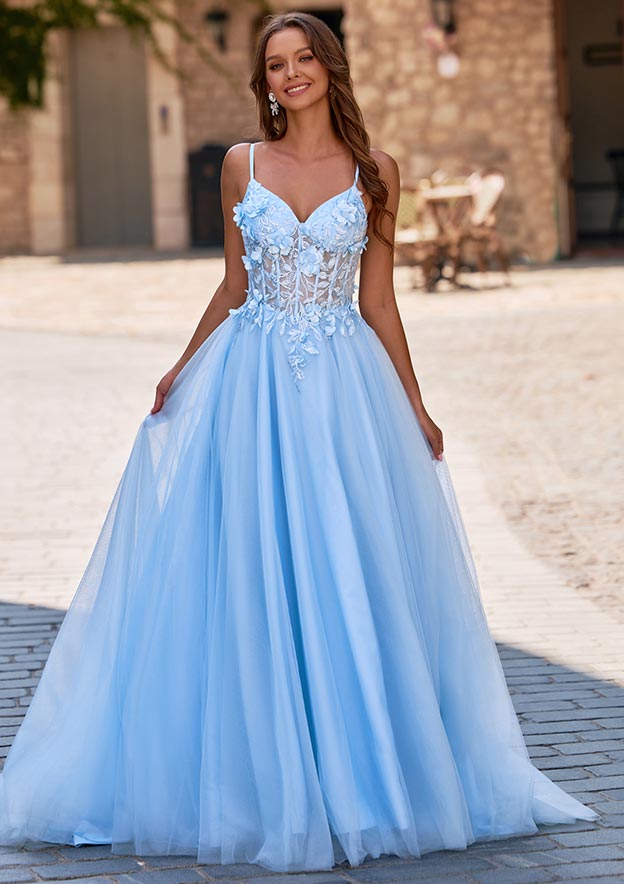 strapless open back dress Lilac Ball Gown Corset Quinceanera Dress Sweet 16 Dress main image 0