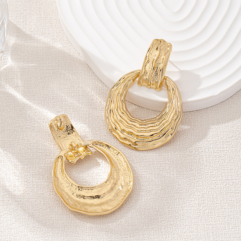 Charming Unique Women's Round Alloy Earrings